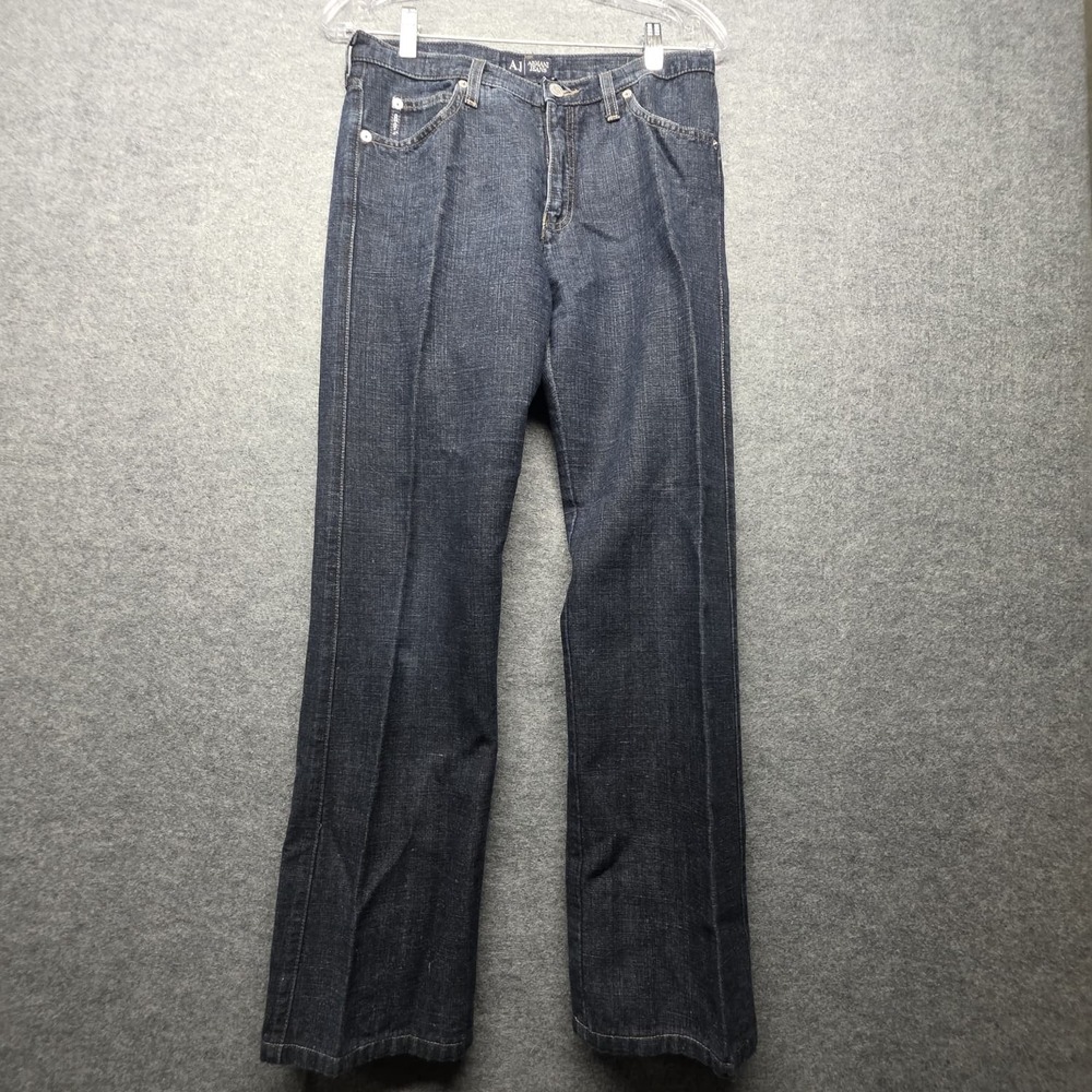 AJ Armani Jeans Men's Size 29 Made in Italy Cotton Hemp Straight Leg Jeans